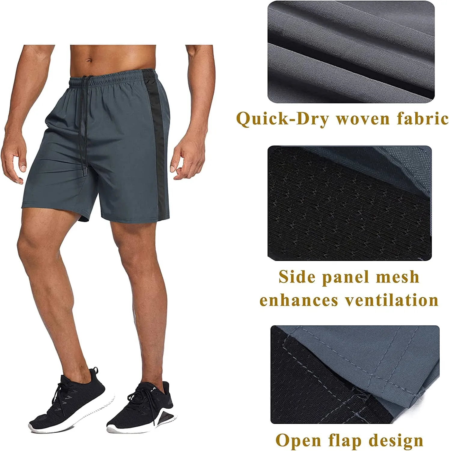 2 Pack Gym Quick Dry Running Shorts (US Only)