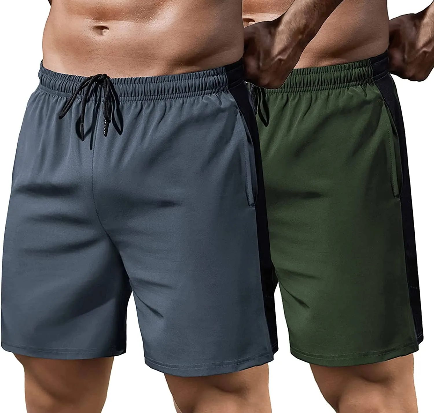 2 Pack Gym Quick Dry Running Shorts (US Only)