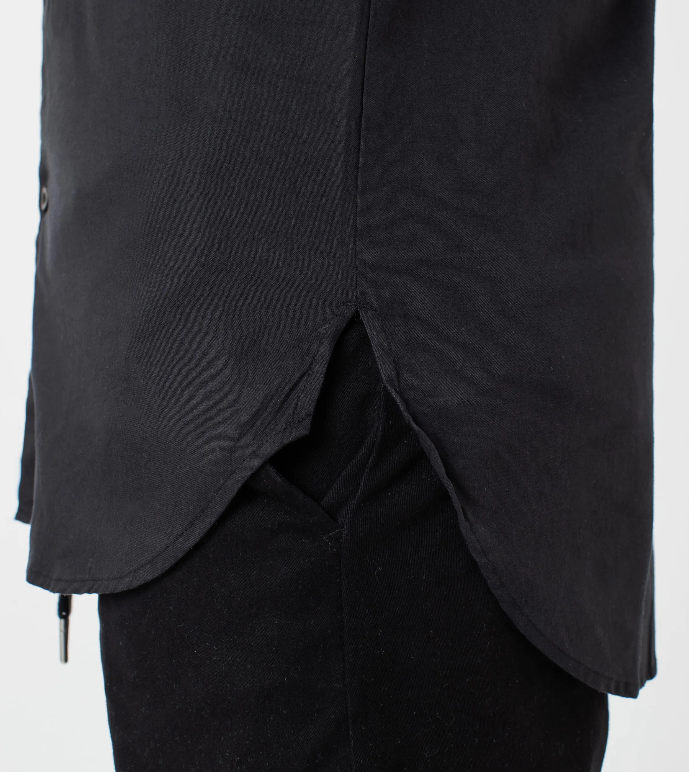 7 Foot LS Oxford Shirt Black