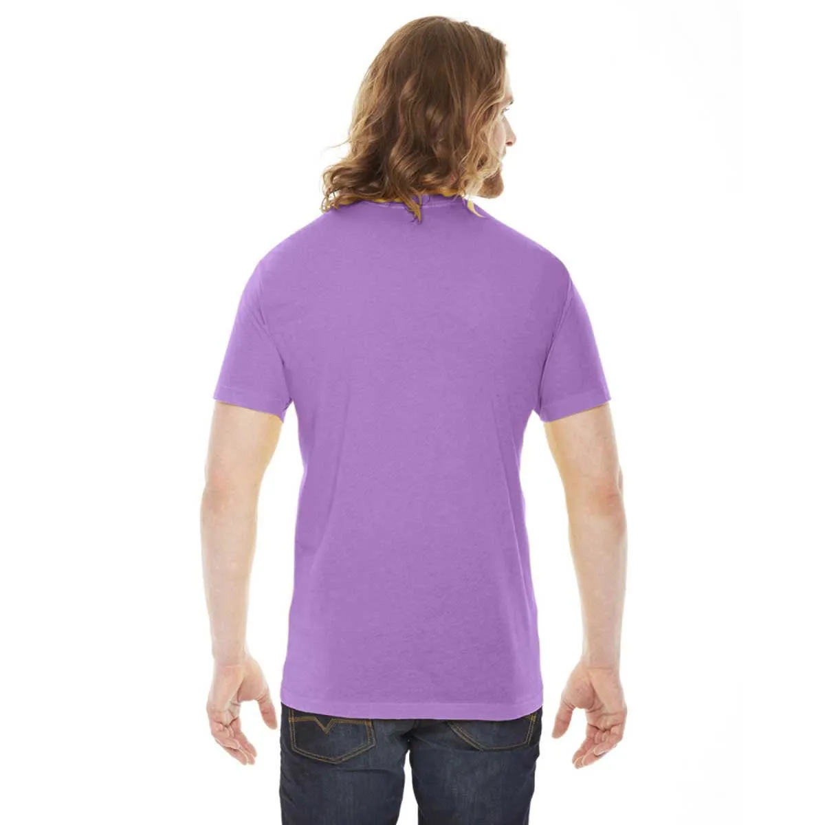 American Apparel Unisex Orchid 50/50 Short Sleeve Tee