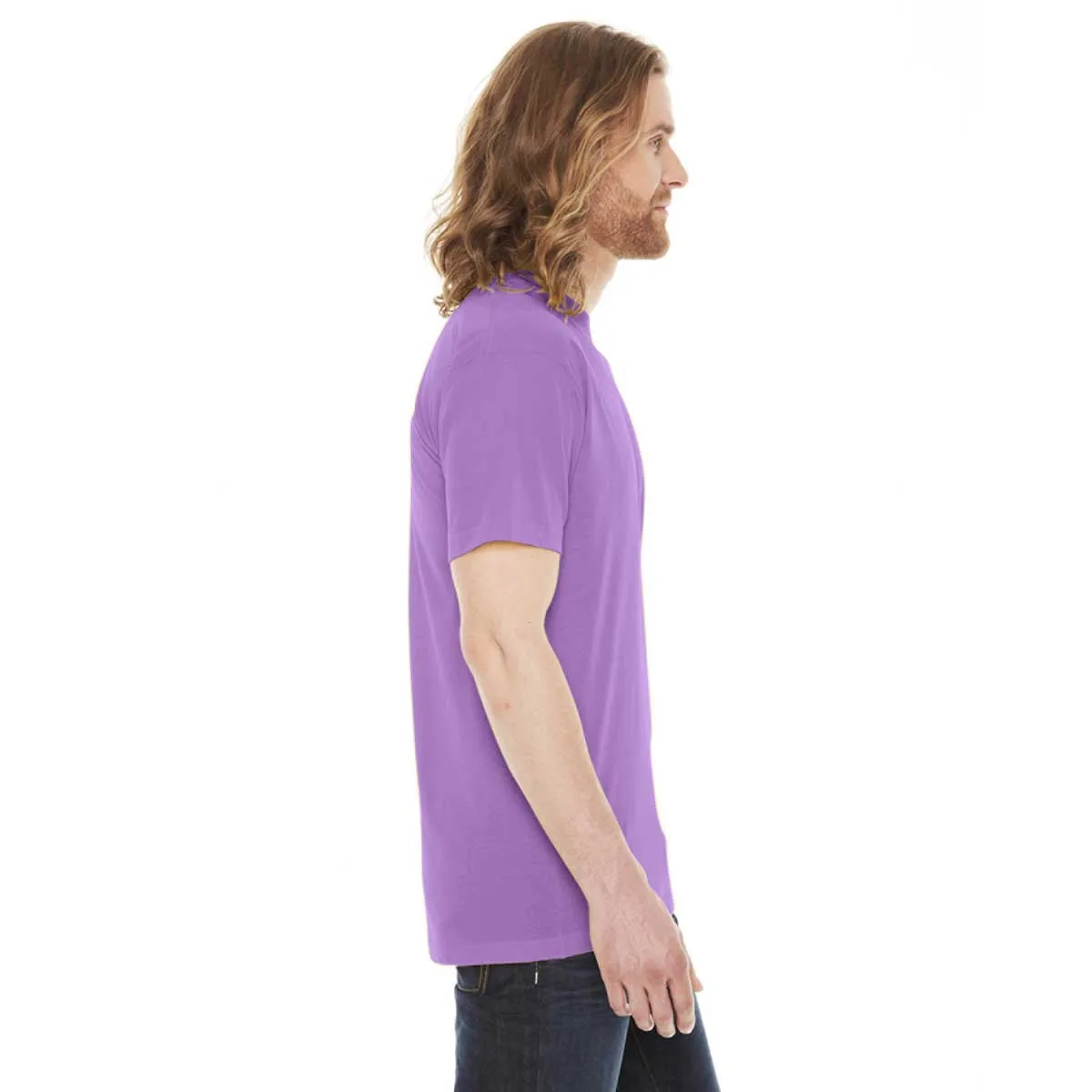 American Apparel Unisex Orchid 50/50 Short Sleeve Tee