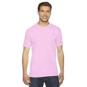 American Apparel Unisex Pink Fine Jersey Short-Sleeve T-Shirt