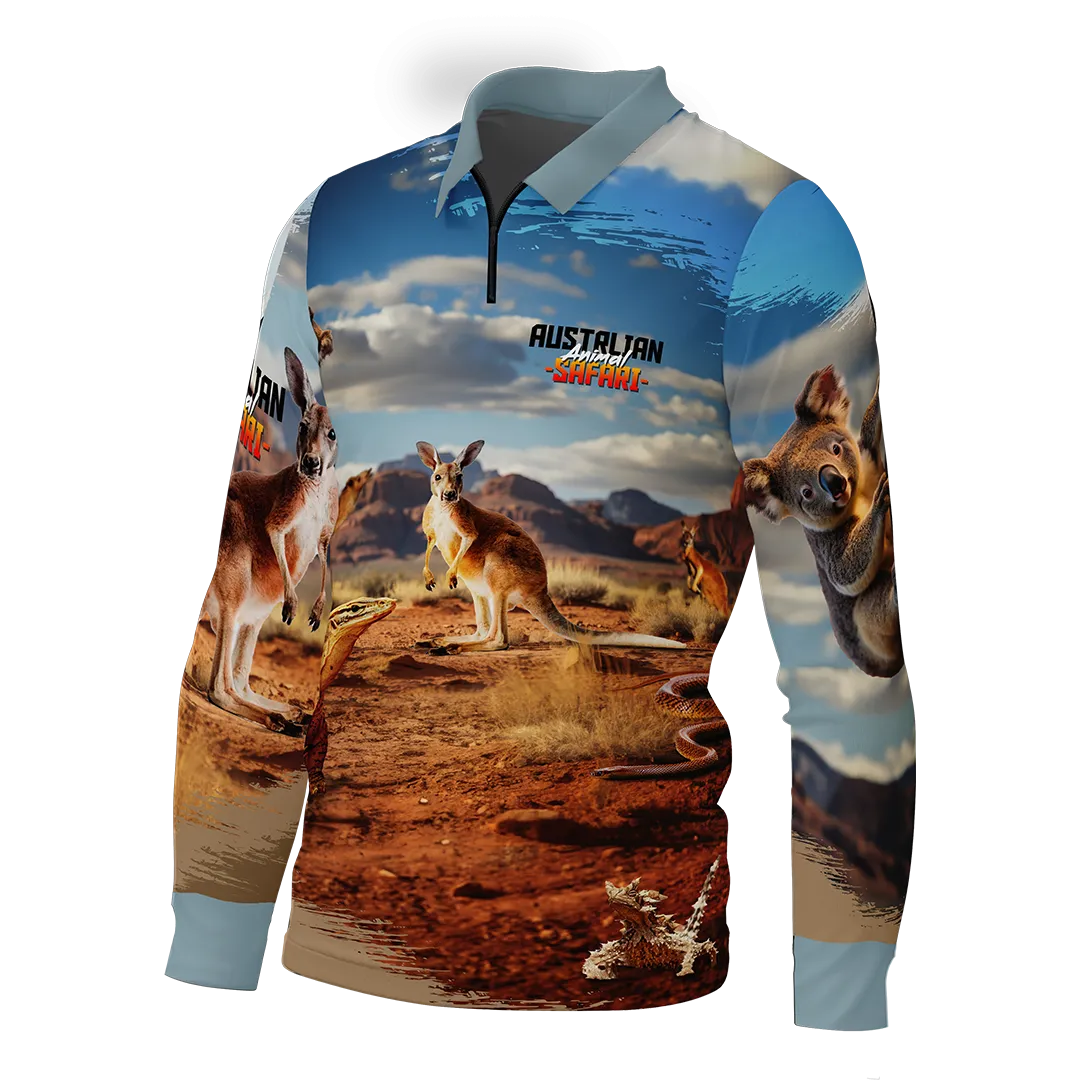 Australian Safari Fishing Shirt - Quick Dry & UV Rated