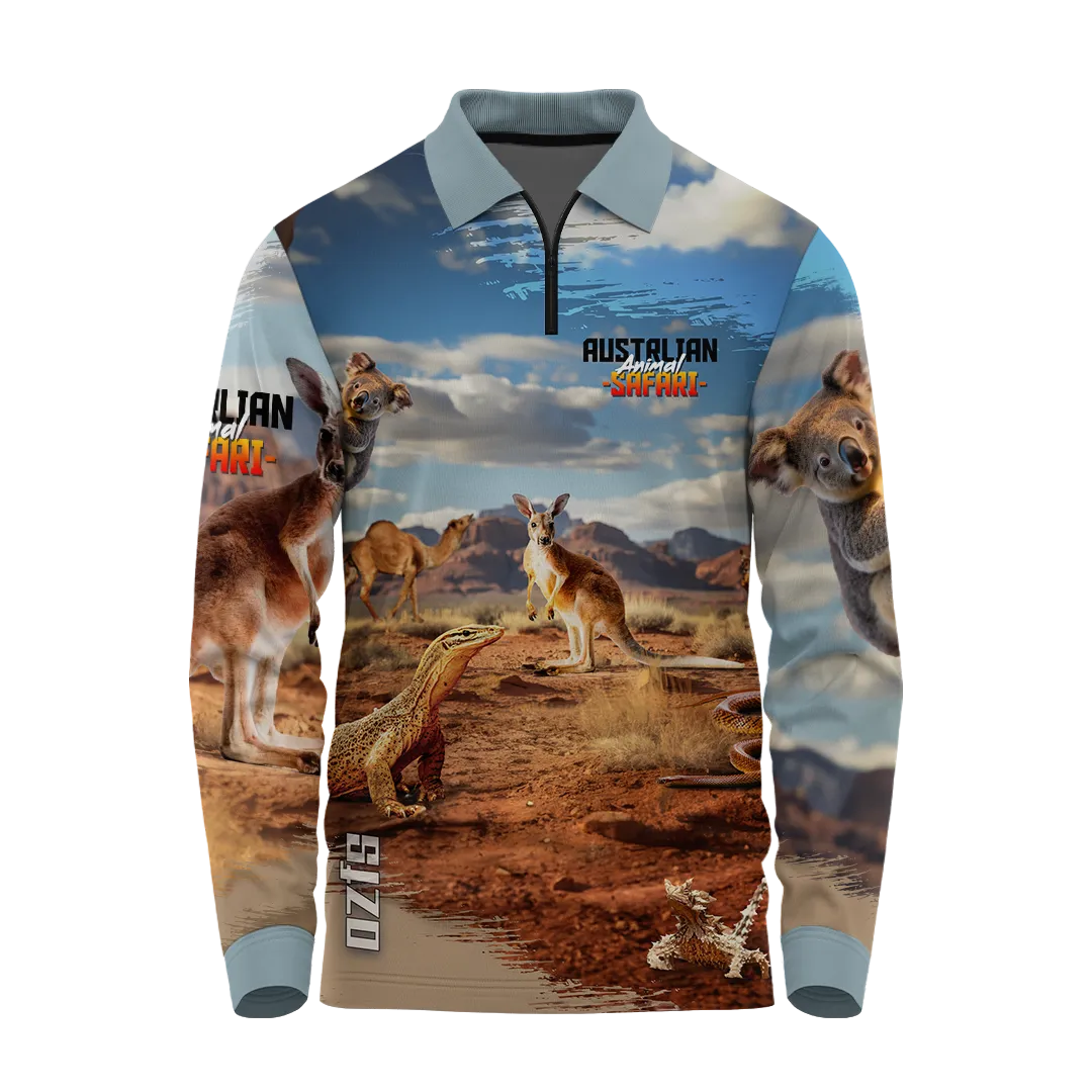 Australian Safari Fishing Shirt - Quick Dry & UV Rated