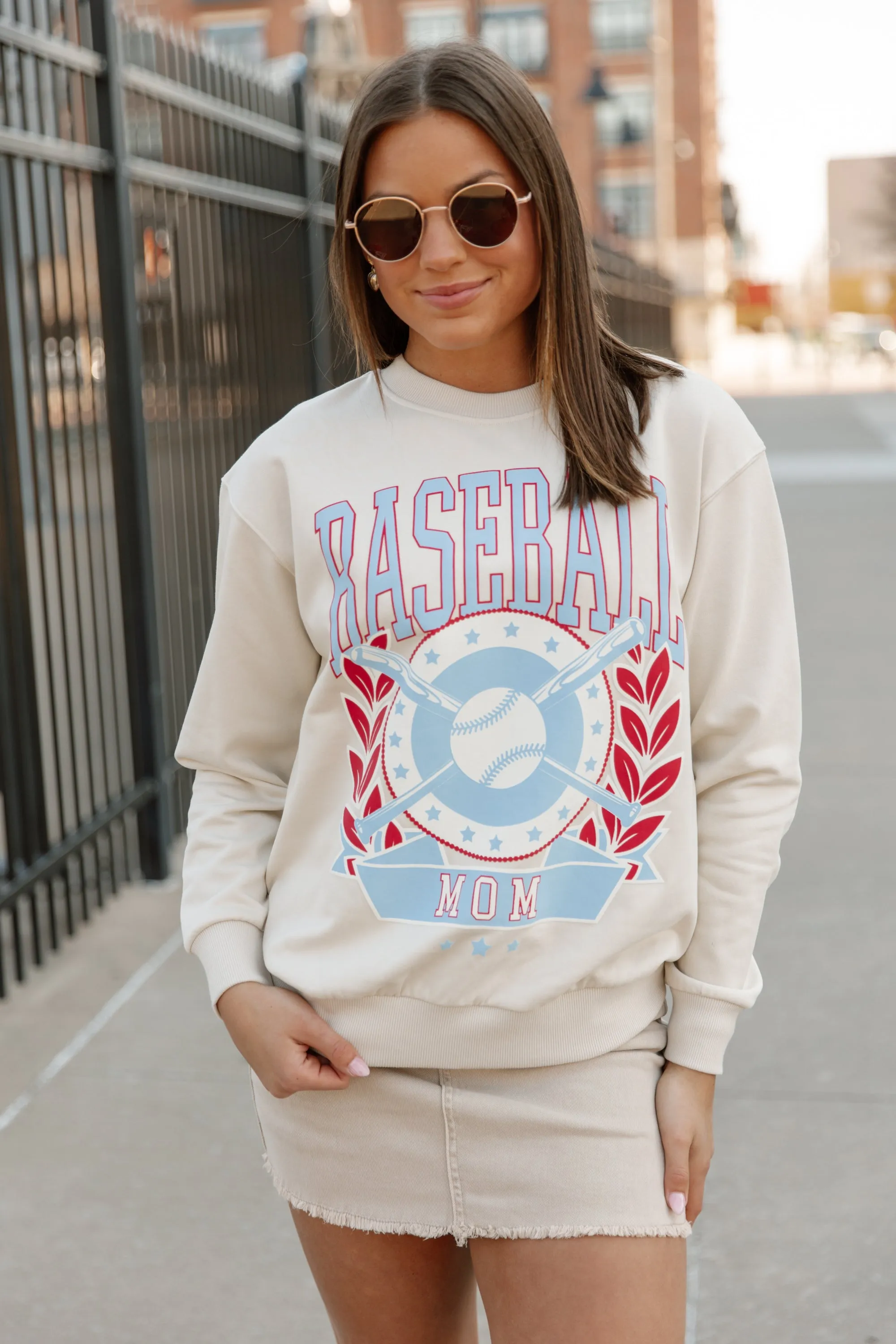 BASEBALL BABE GRAPHIC PULLOVER