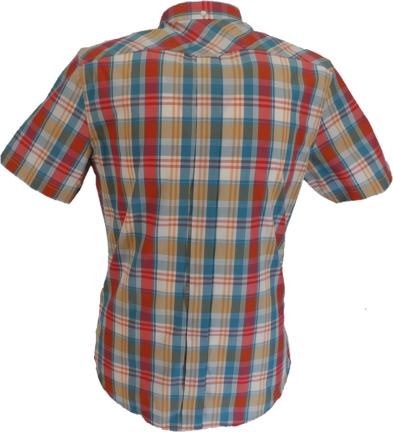 Ben Sherman Mens Kingfisher Multi Check Shirts