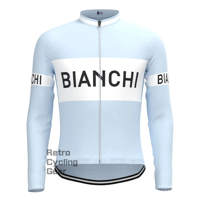 Bianchi Baby Blue Retro Short Sleeve Cycling Kit