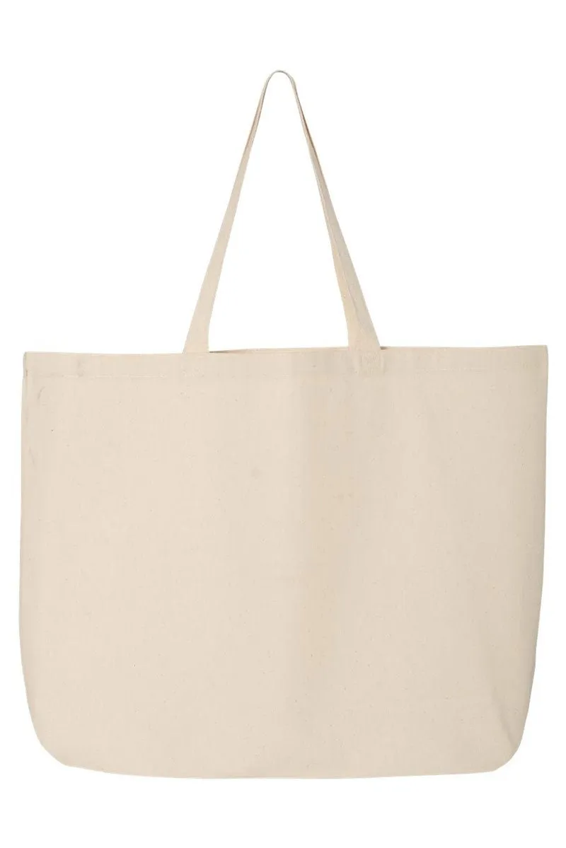 Blue Ribbon Diamond Canvas Jumbo Tote