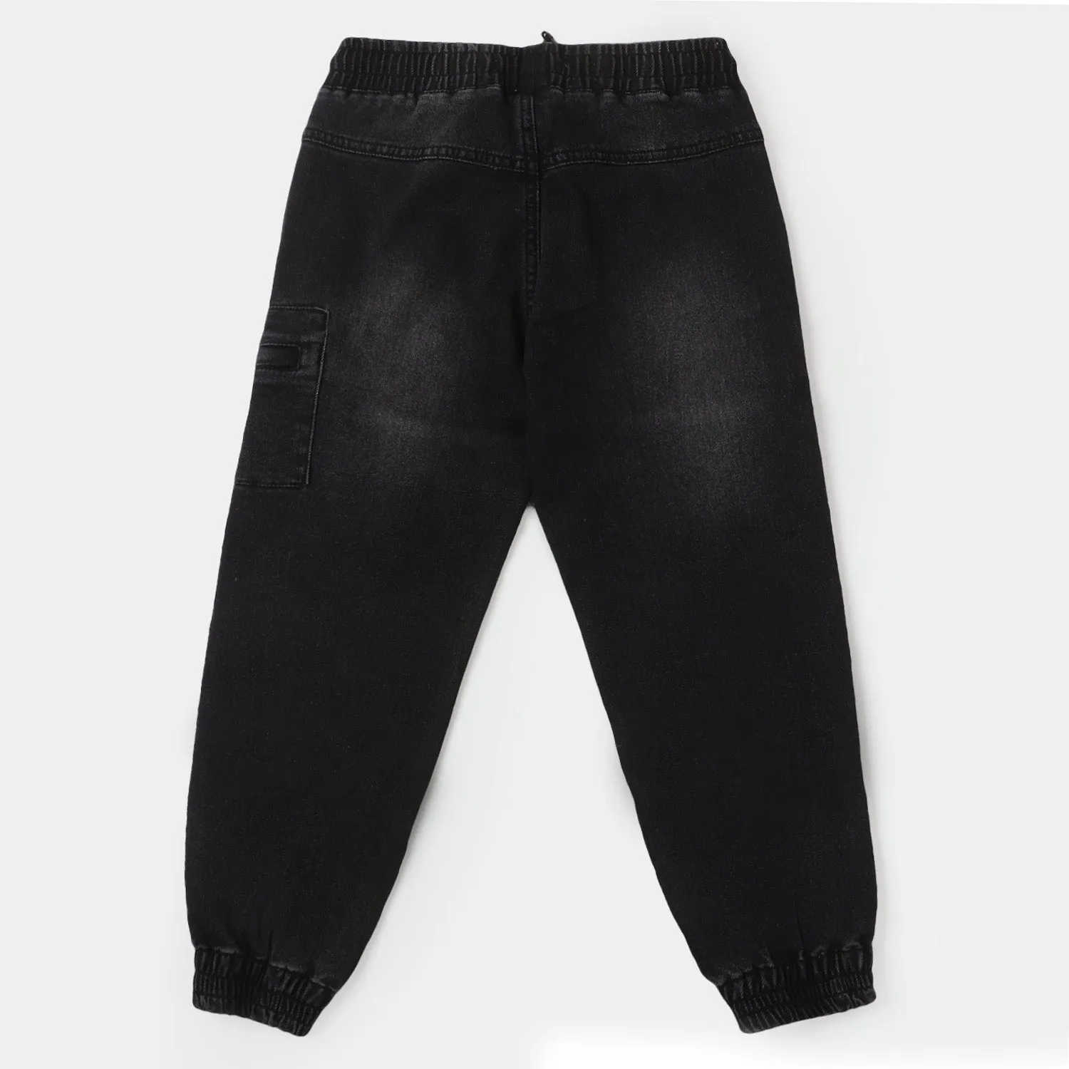 Boys Denim Pant Neon - BLACK