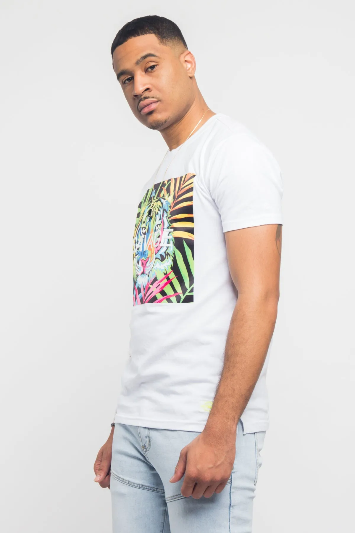 Colorful Tiger Savage T- Shirt