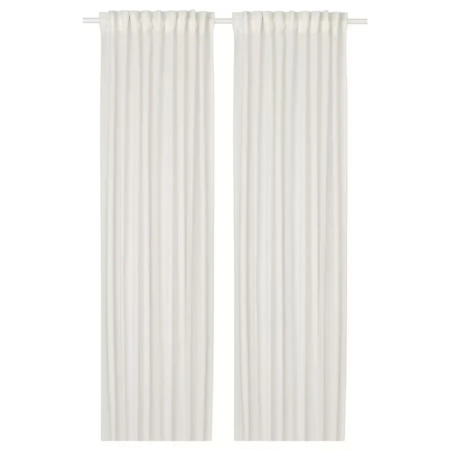 Curtains Ikea Hallebracka, 2 pcs., 145x250 cm, white