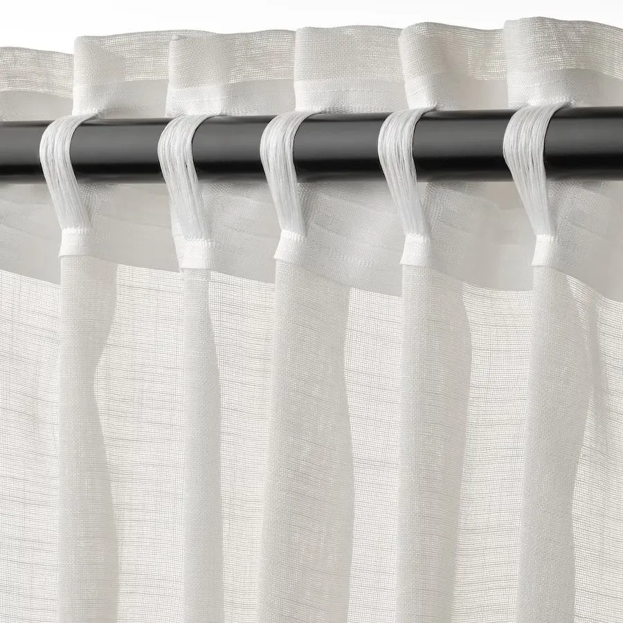 Curtains Ikea Hallebracka, 2 pcs., 145x250 cm, white