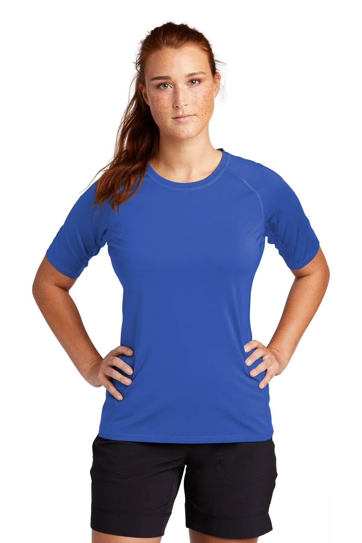 Custom Embroidered - Sport-Tek ® Ladies Rashguard Tee. LST470