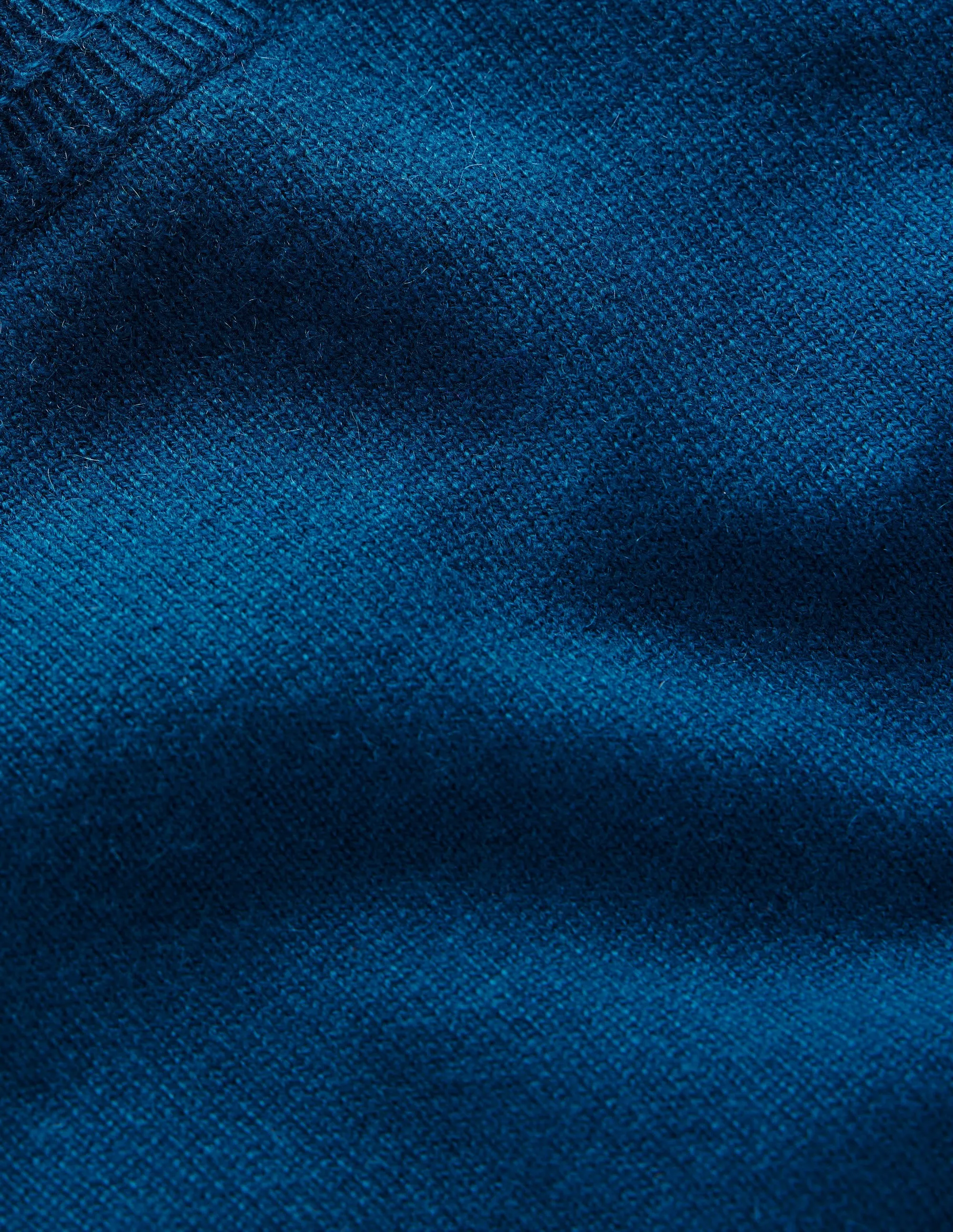 Eva Cashmere Crew Neck Jumper-Harbour Blue