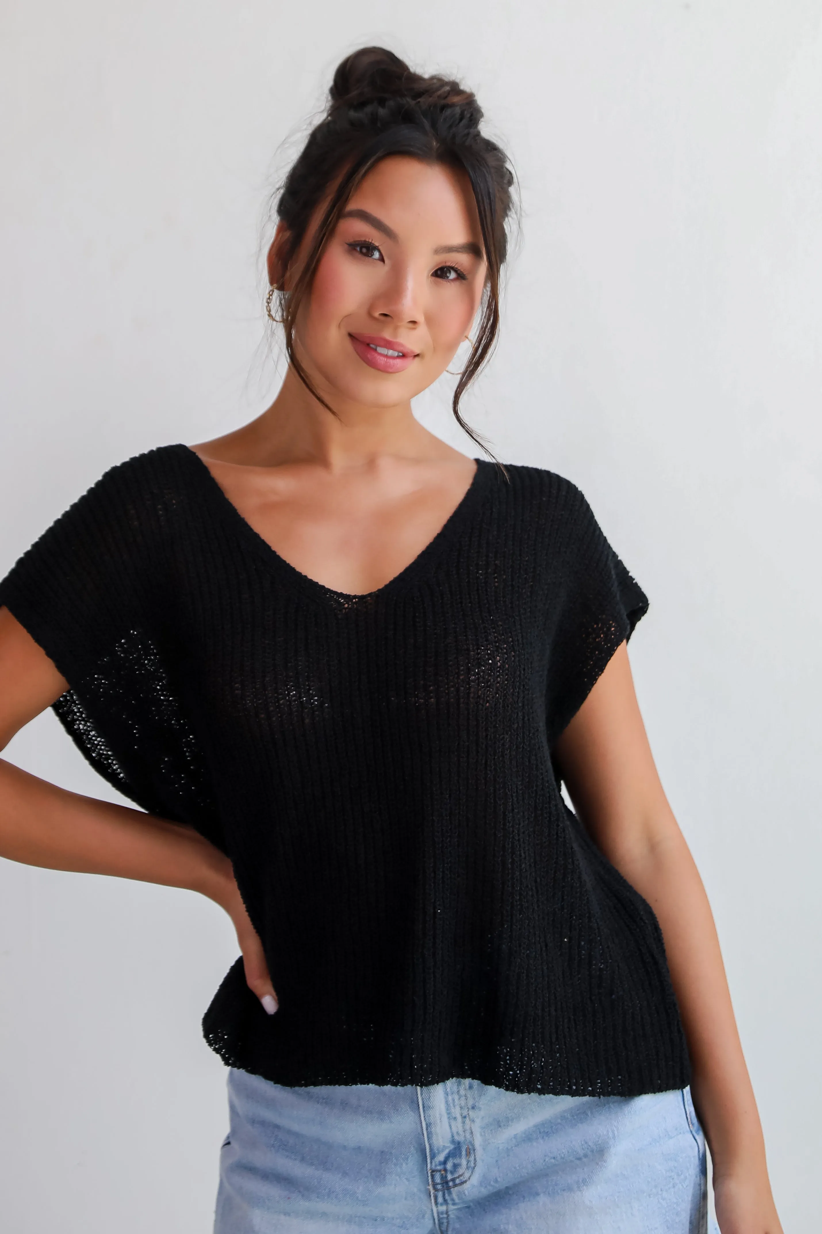 FINAL SALE - Cool Vibes Lightweight Knit Top