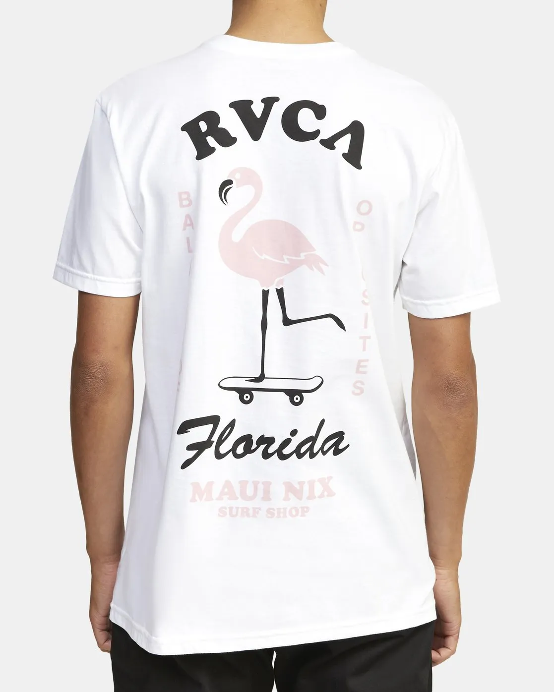 Florida Flamingo Maui Nix Tee - White