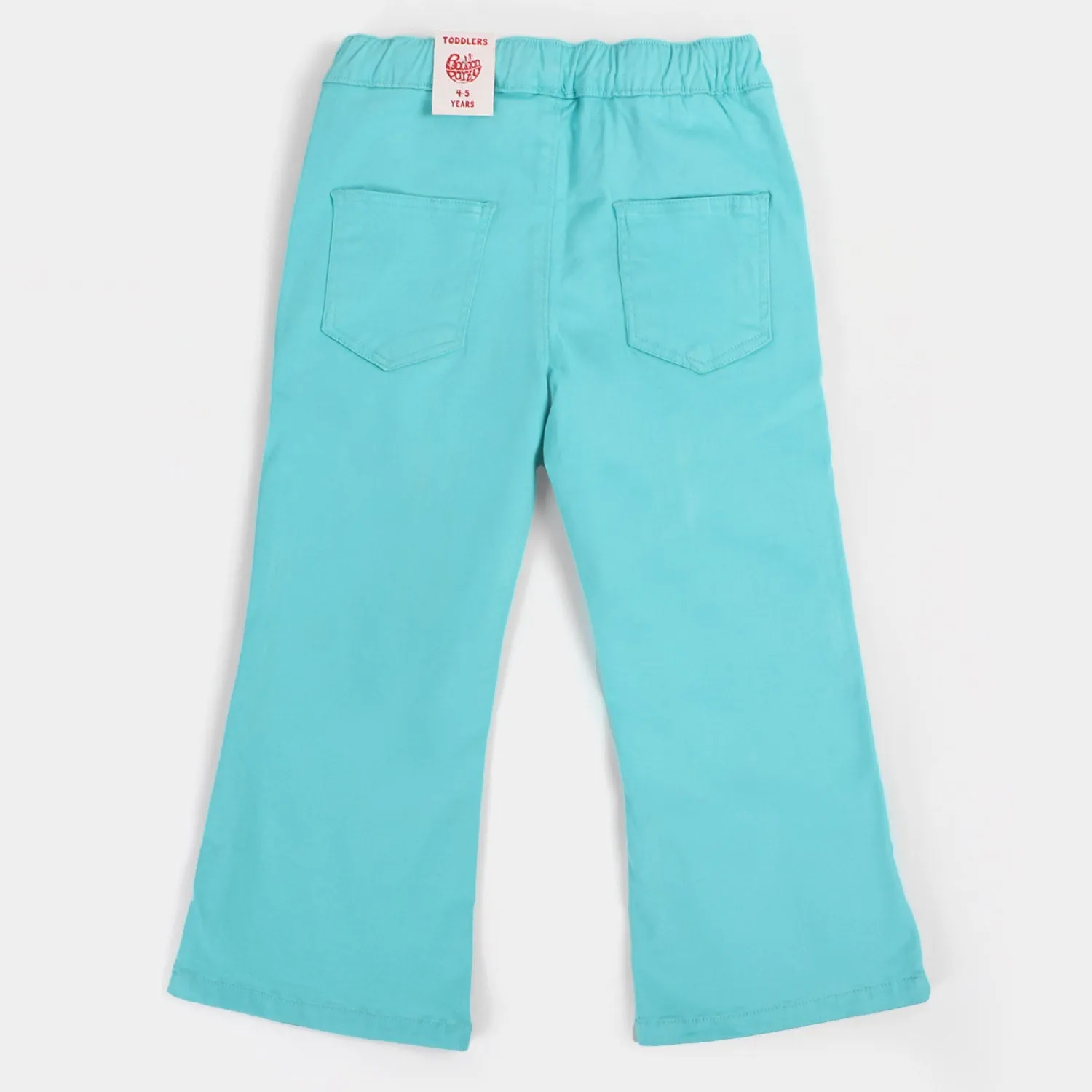 Girls Cotton Pant Awesome Today - SKY BLUE