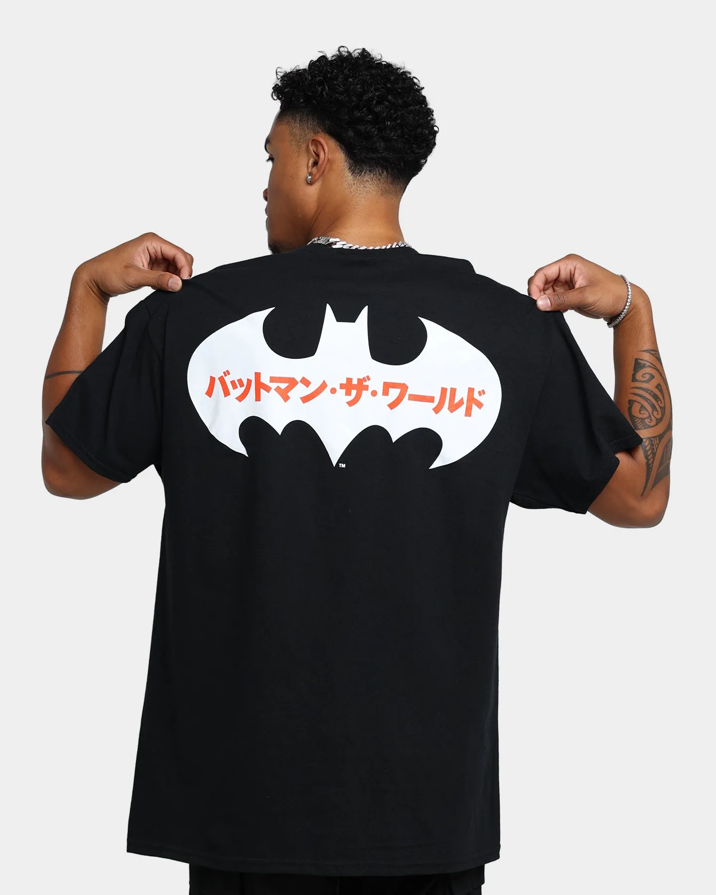 Goat Crew X Batman Batman The World Japan T-Shirt Black