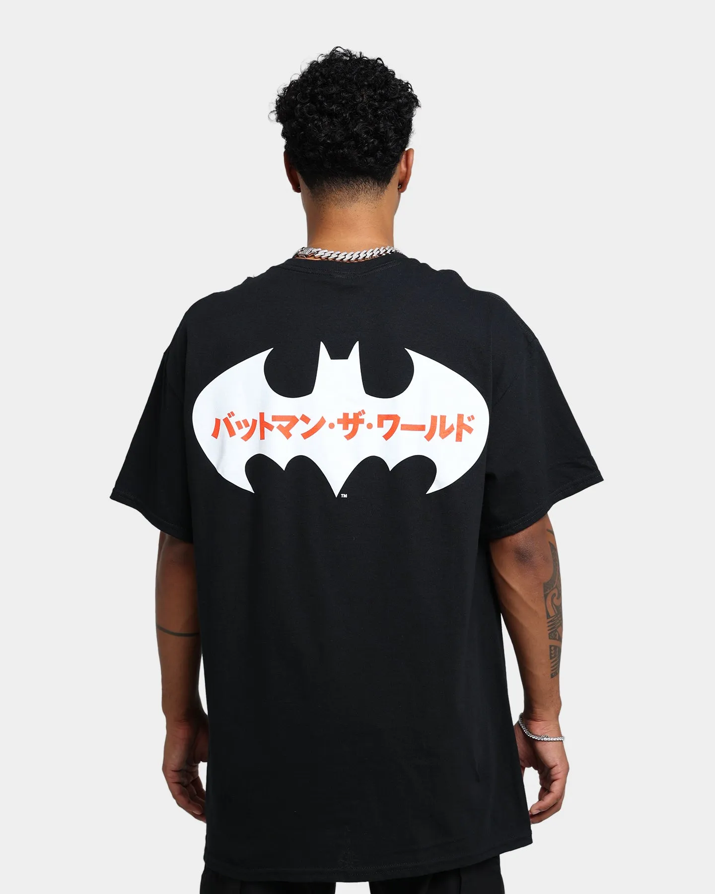 Goat Crew X Batman Batman The World Japan T-Shirt Black