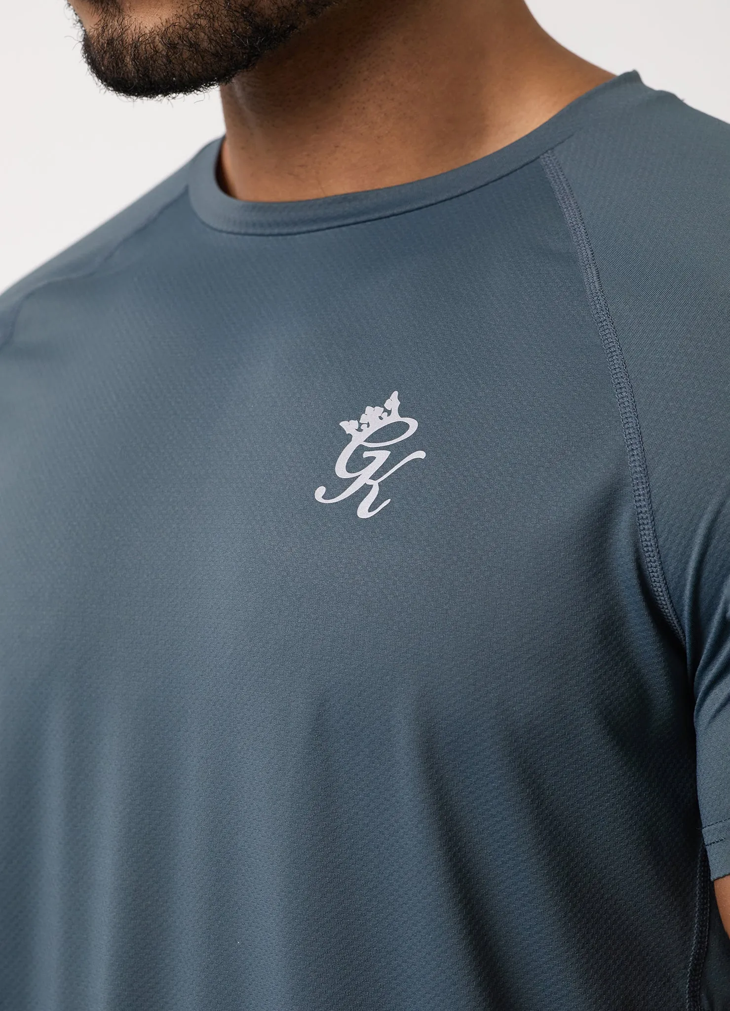 Gym King Energy Tee - Slate Grey