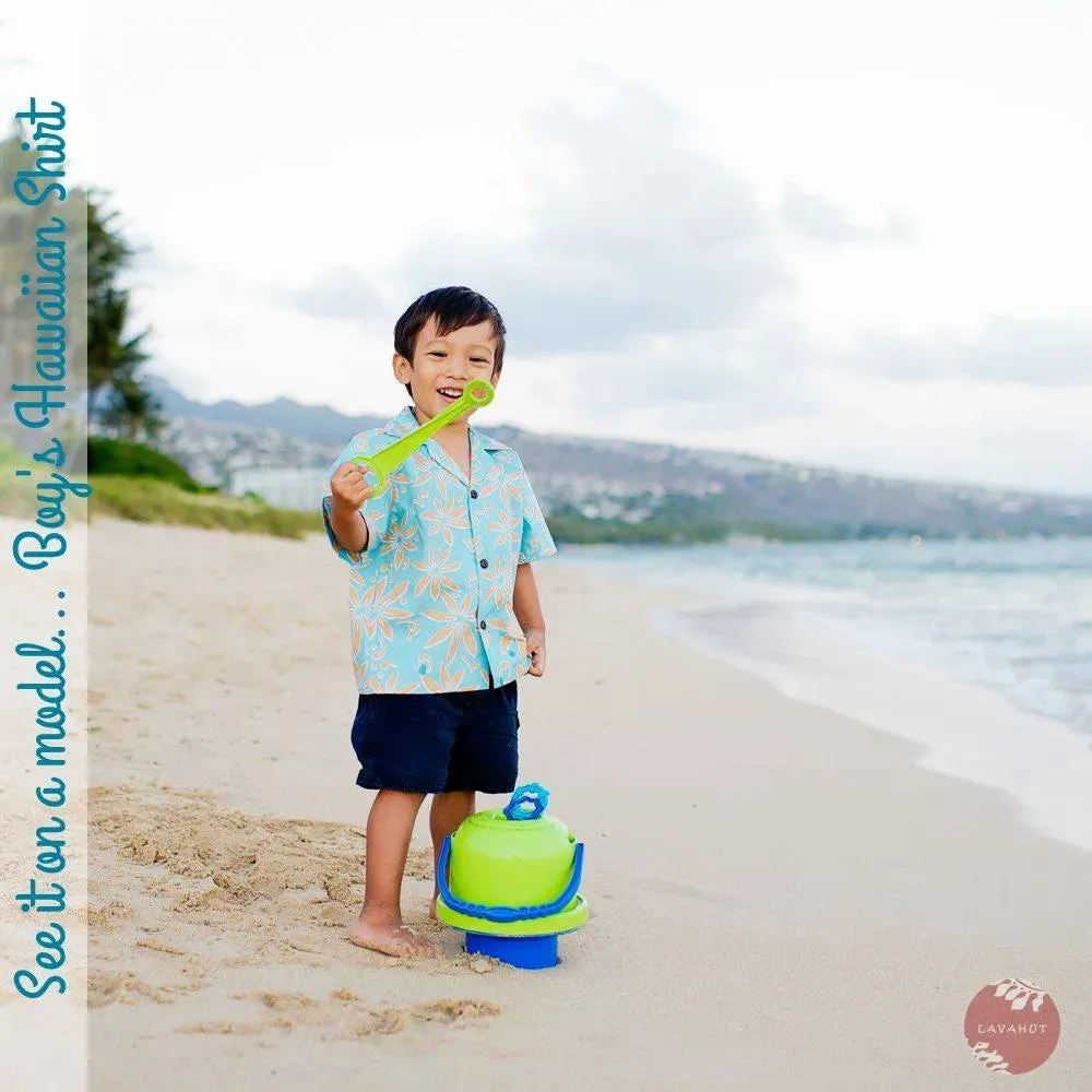 Haven Blue Hawaiian Boy Shirt