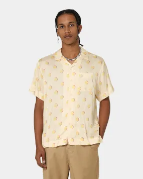 Honor The Gift Century Camp Button Up Shirt Cream Polkadot