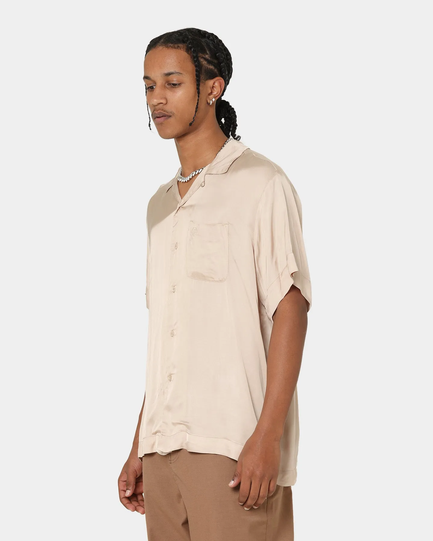 Honor The Gift Century Camp Button Up Shirt Khaki