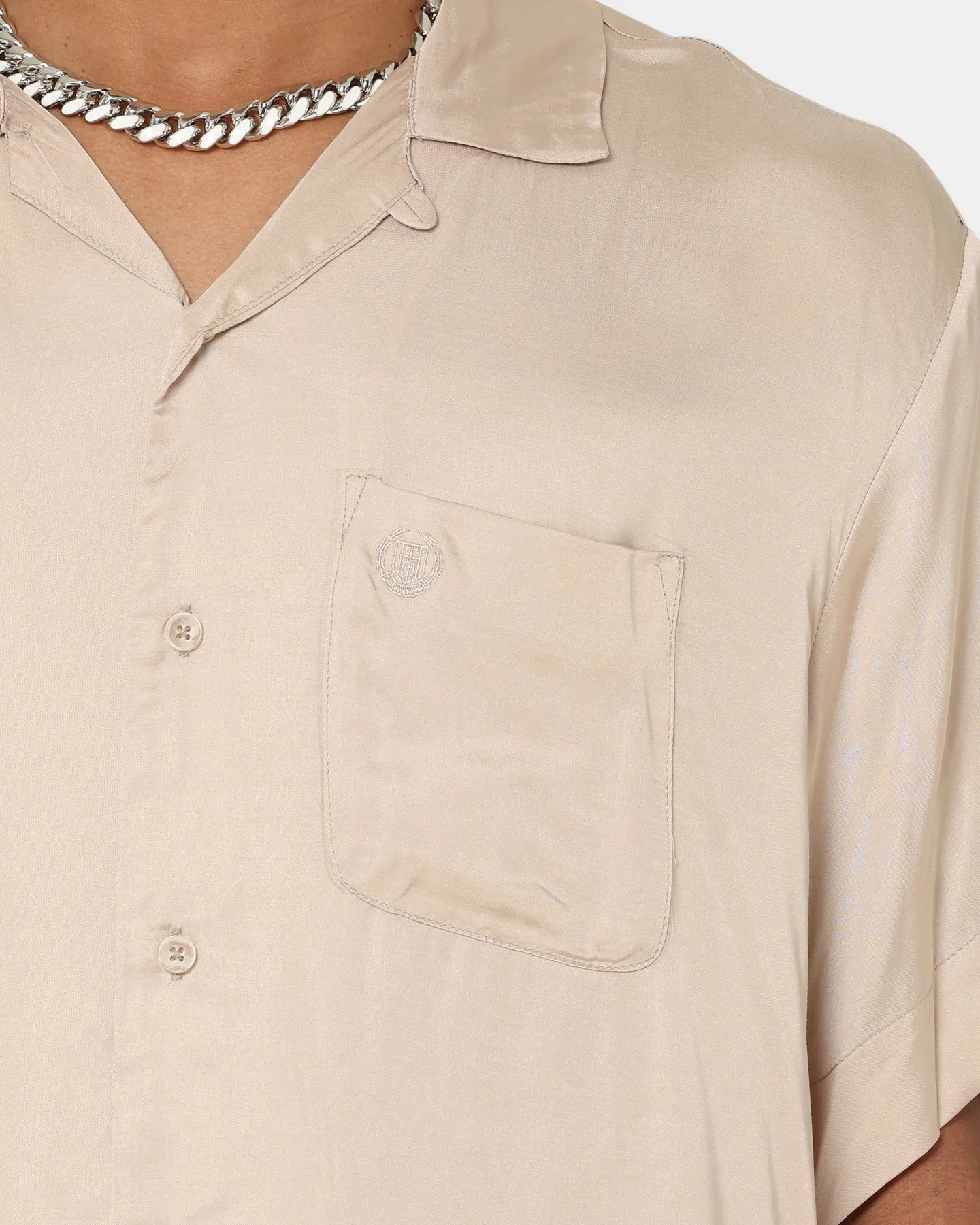 Honor The Gift Century Camp Button Up Shirt Khaki