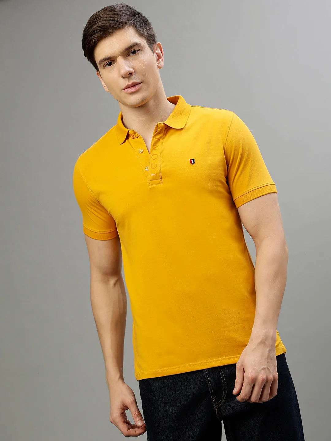 Iconic Yellow Fashion Regular fit T-Shirts