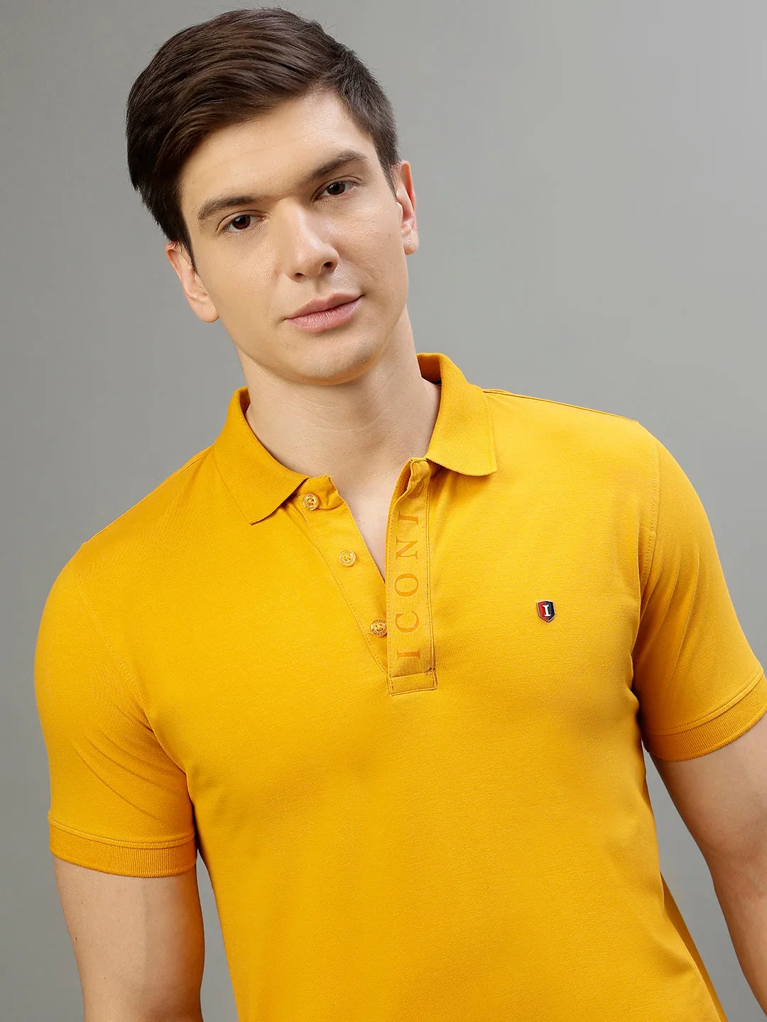 Iconic Yellow Fashion Regular fit T-Shirts