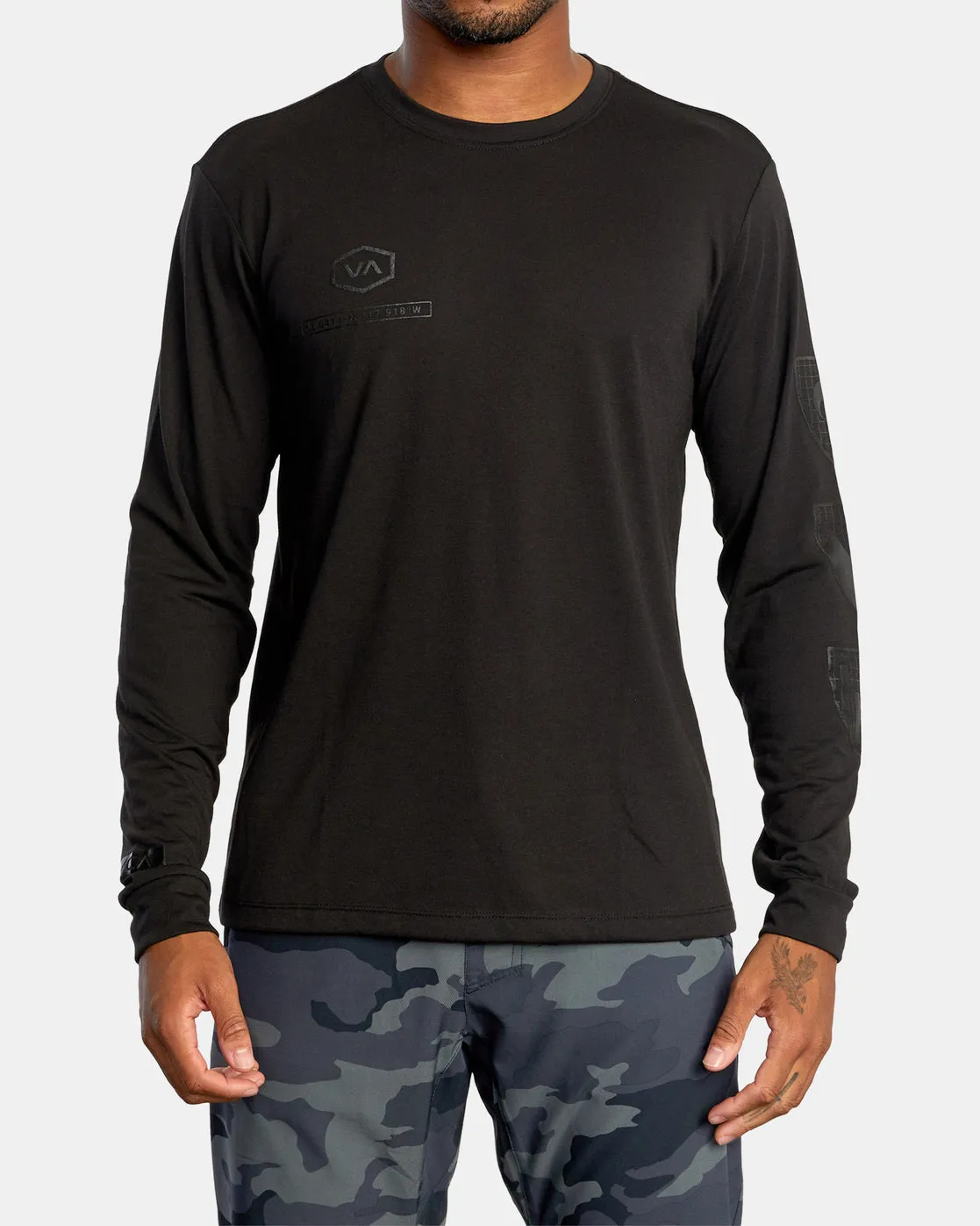 Insignia Long Sleeve Tee - Black