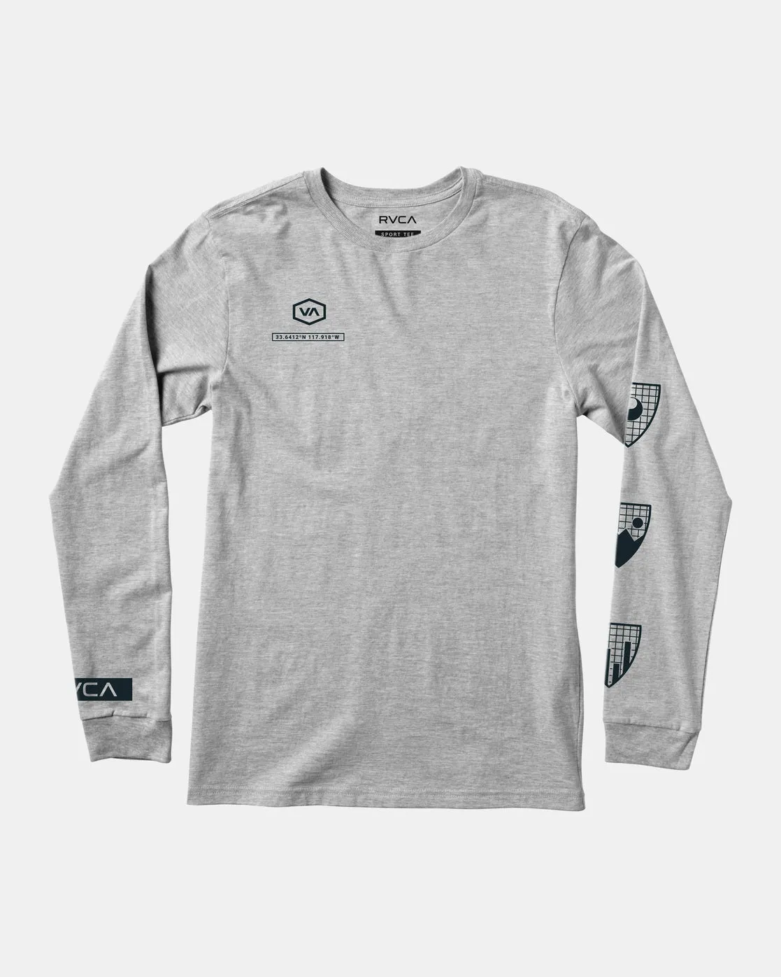 Insignia Long Sleeve Tee - Heather Grey