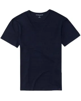 Jordan 2 Linen Short Sleeve T-Shirt in Navy