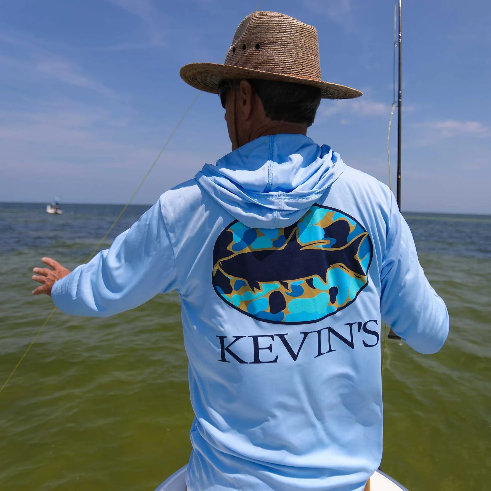 Kevin's Camo Tarpon Long Sleeve Hoodie