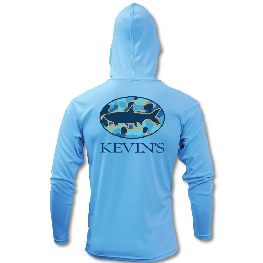 Kevin's Camo Tarpon Long Sleeve Hoodie