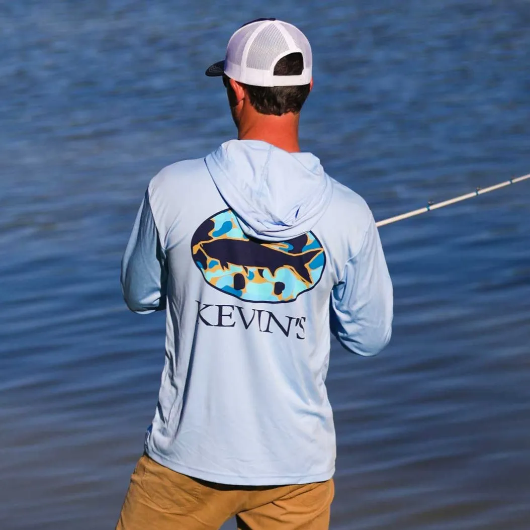 Kevin's Camo Tarpon Long Sleeve Hoodie