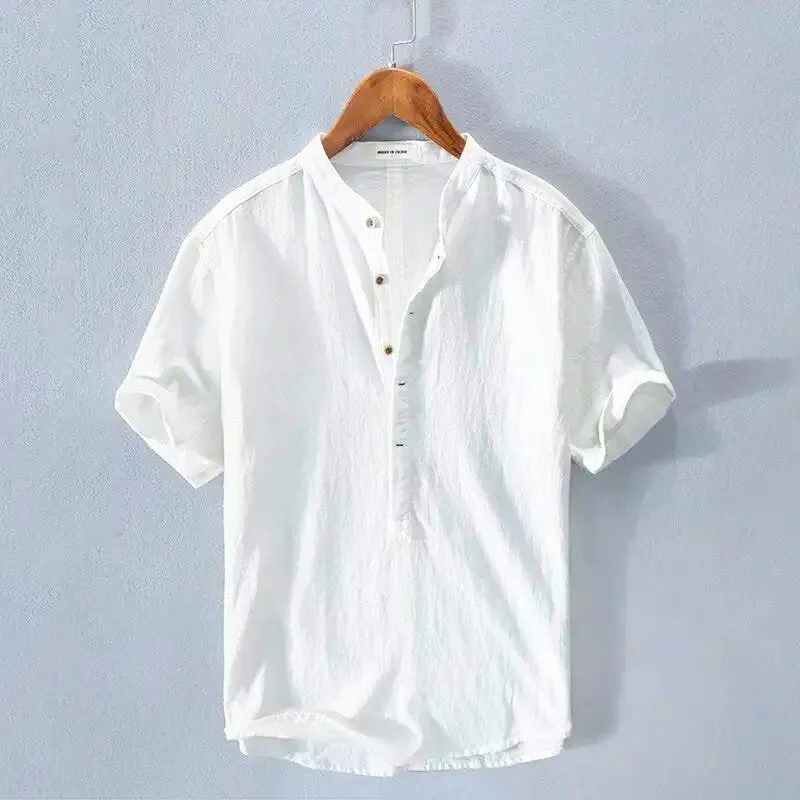 Kyoto Japanese Style Linen Shirt