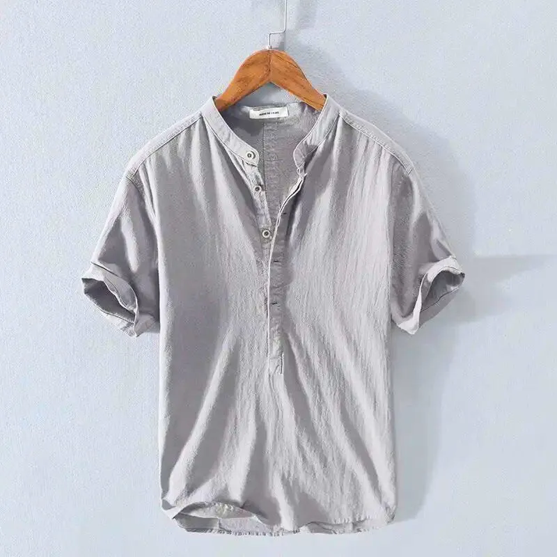 Kyoto Japanese Style Linen Shirt