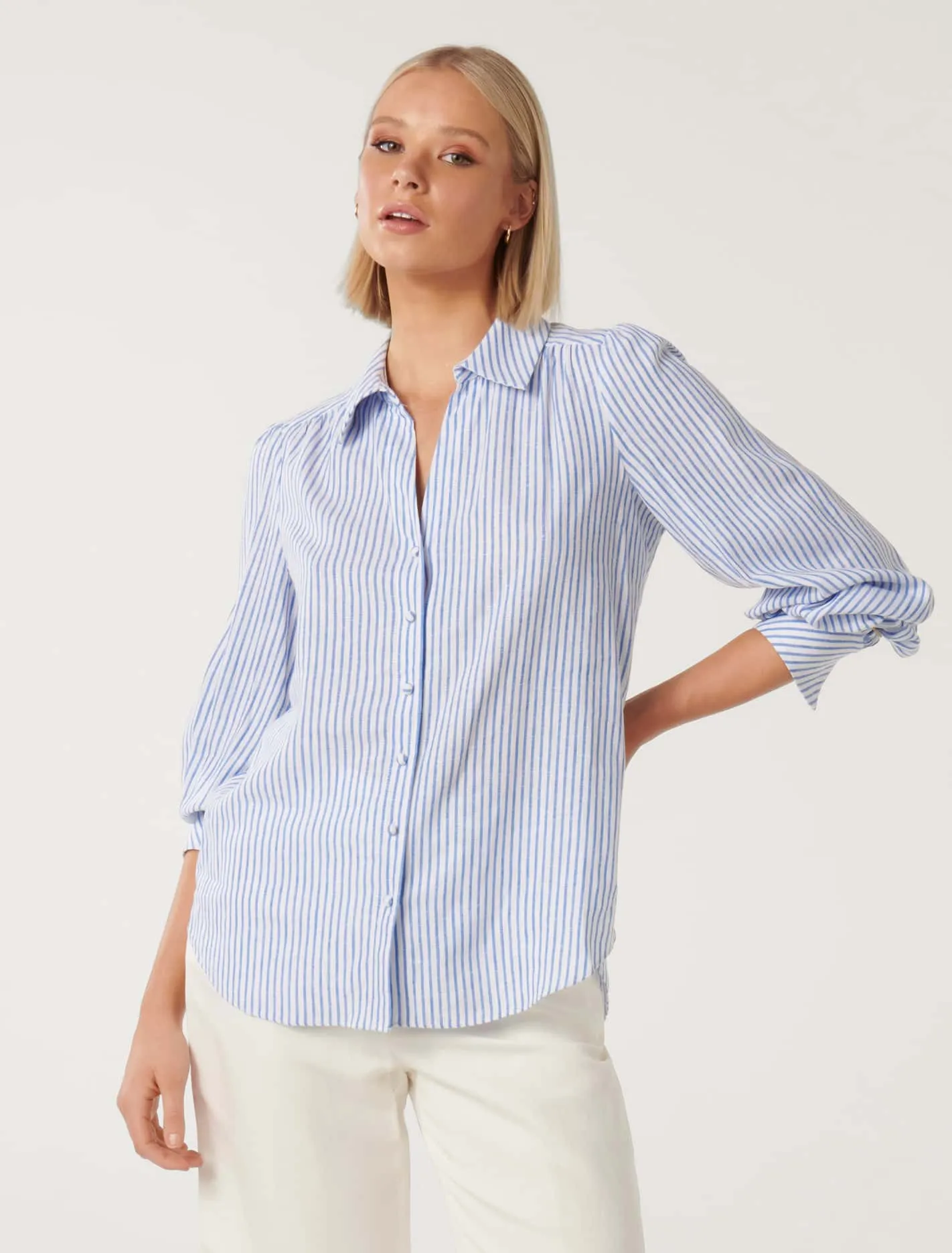 Lee Linen Stripe Blouse