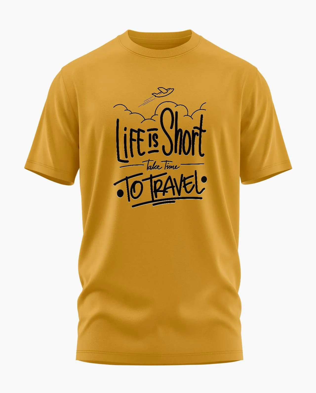 Life Is Short Signature LuxeSoft Cotton T-Shirt