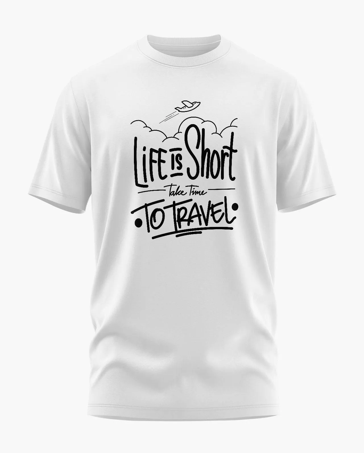 Life Is Short Signature LuxeSoft Cotton T-Shirt