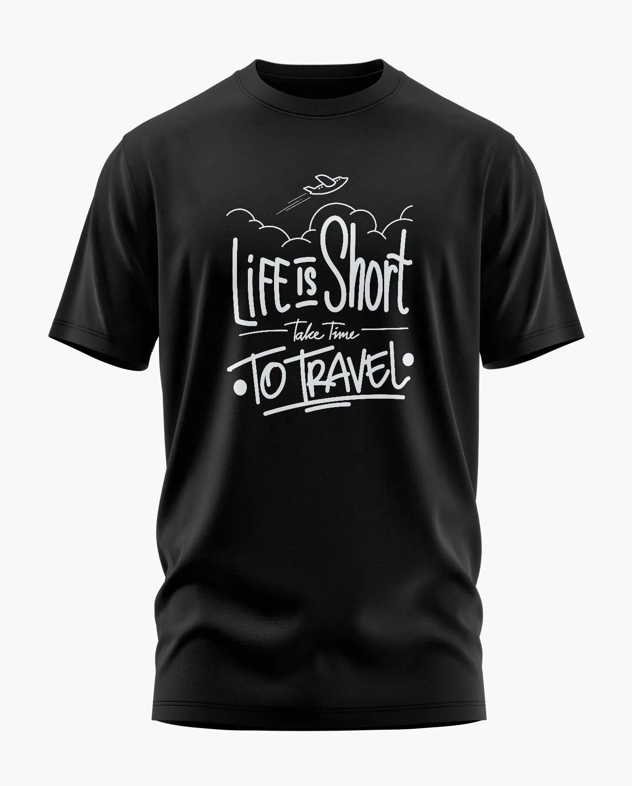 Life Is Short Signature LuxeSoft Cotton T-Shirt