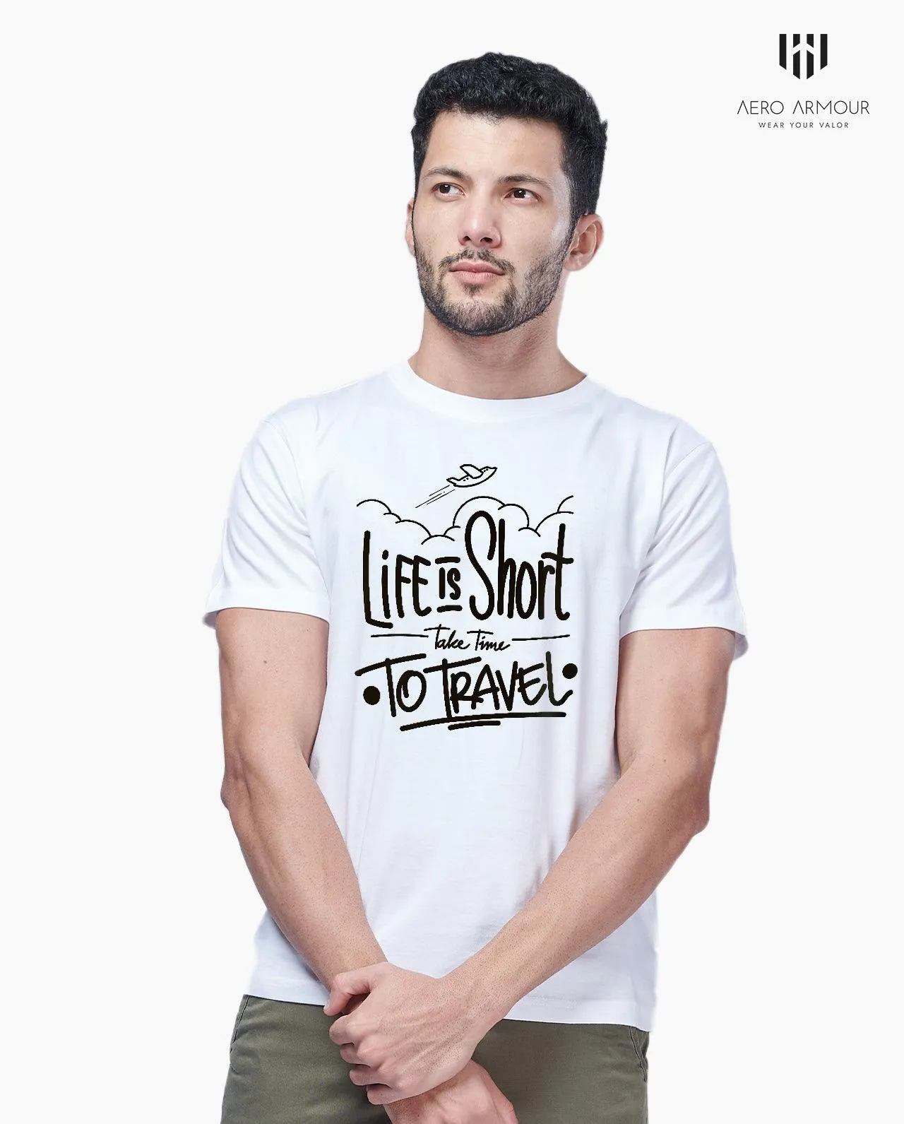 Life Is Short Signature LuxeSoft Cotton T-Shirt