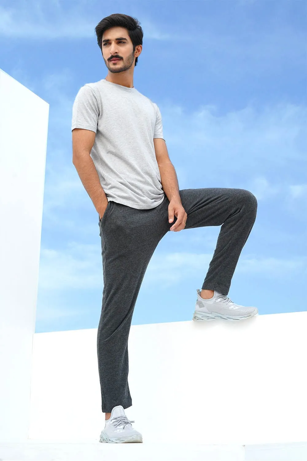 Light Grey Basic T-Shirt