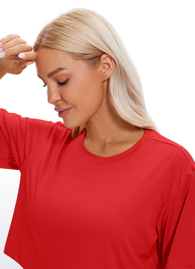 Lightweight Short Sleeves Cropped