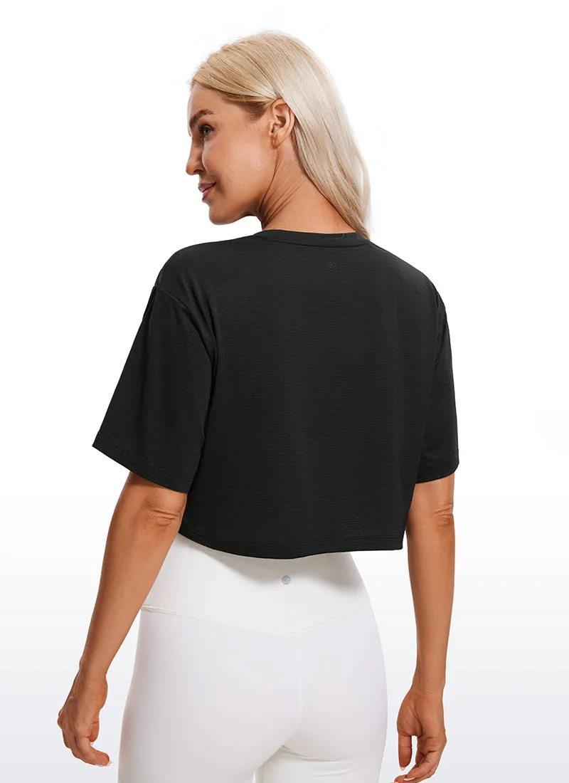 Lightweight Short Sleeves Cropped