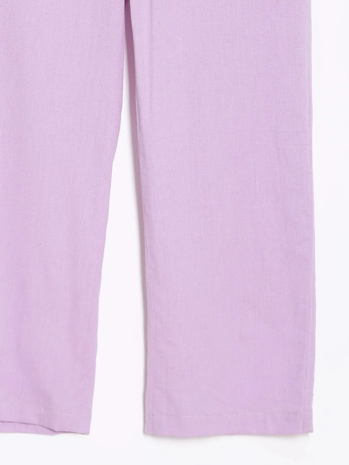 Lilac Airy Linen Pants