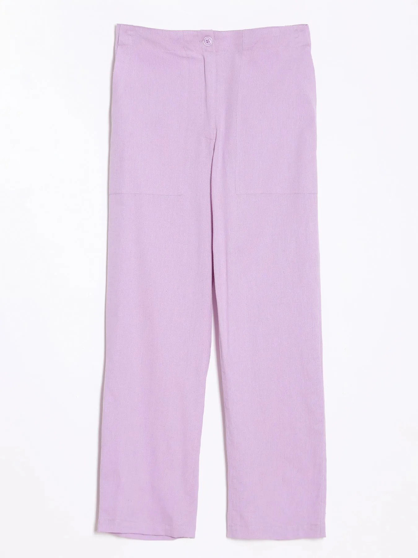 Lilac Airy Linen Pants