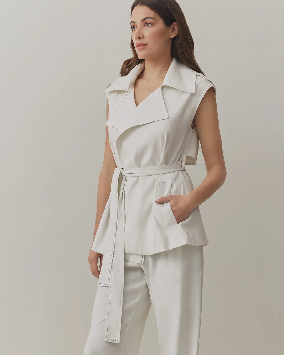 Linen Vest