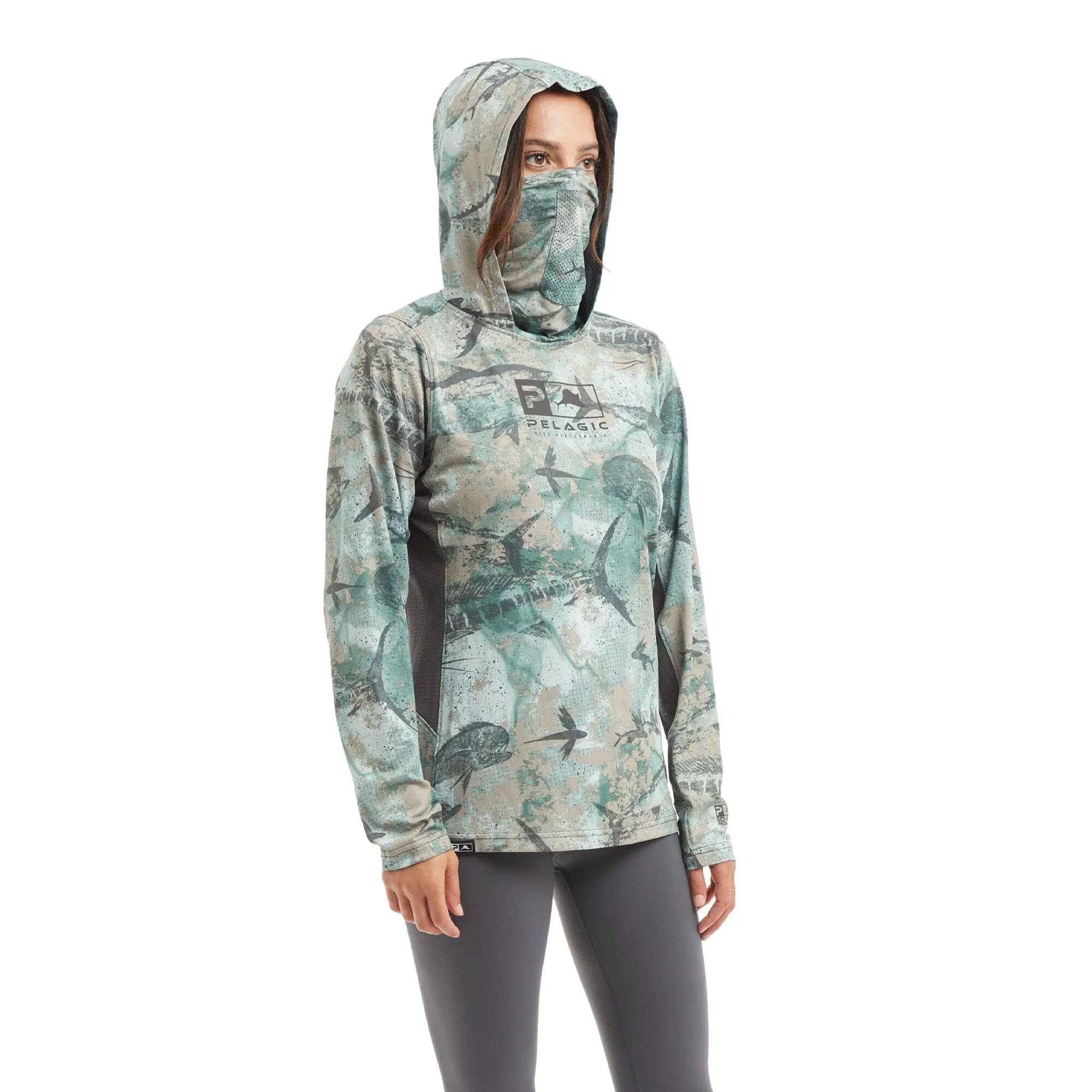 Long Sleeve Mask Hooded Women's Fishing Shirts - Discover New Things